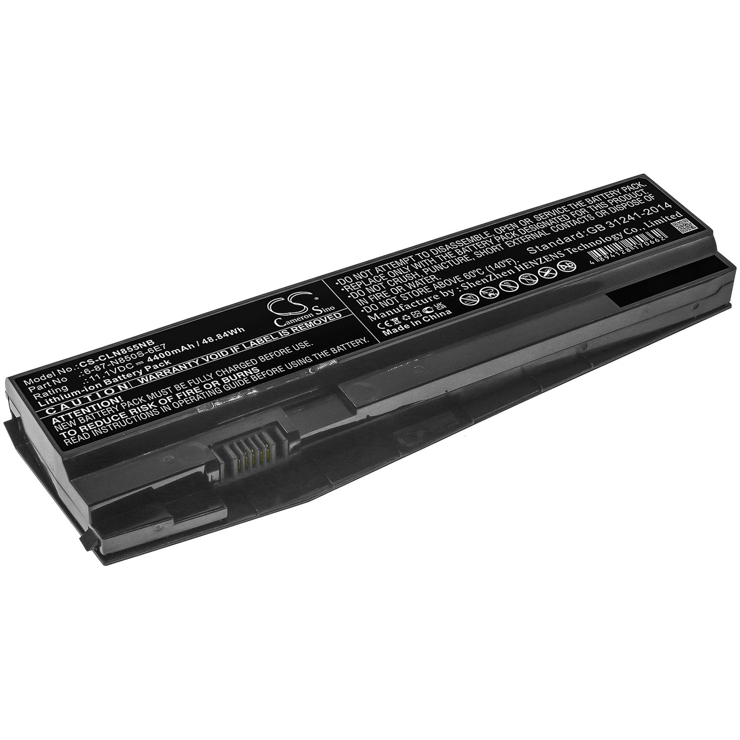 Replacement Battery for Wooking K17-8U – Notebook, Laptop – 4400mAh / 48.84Wh / 11.1V