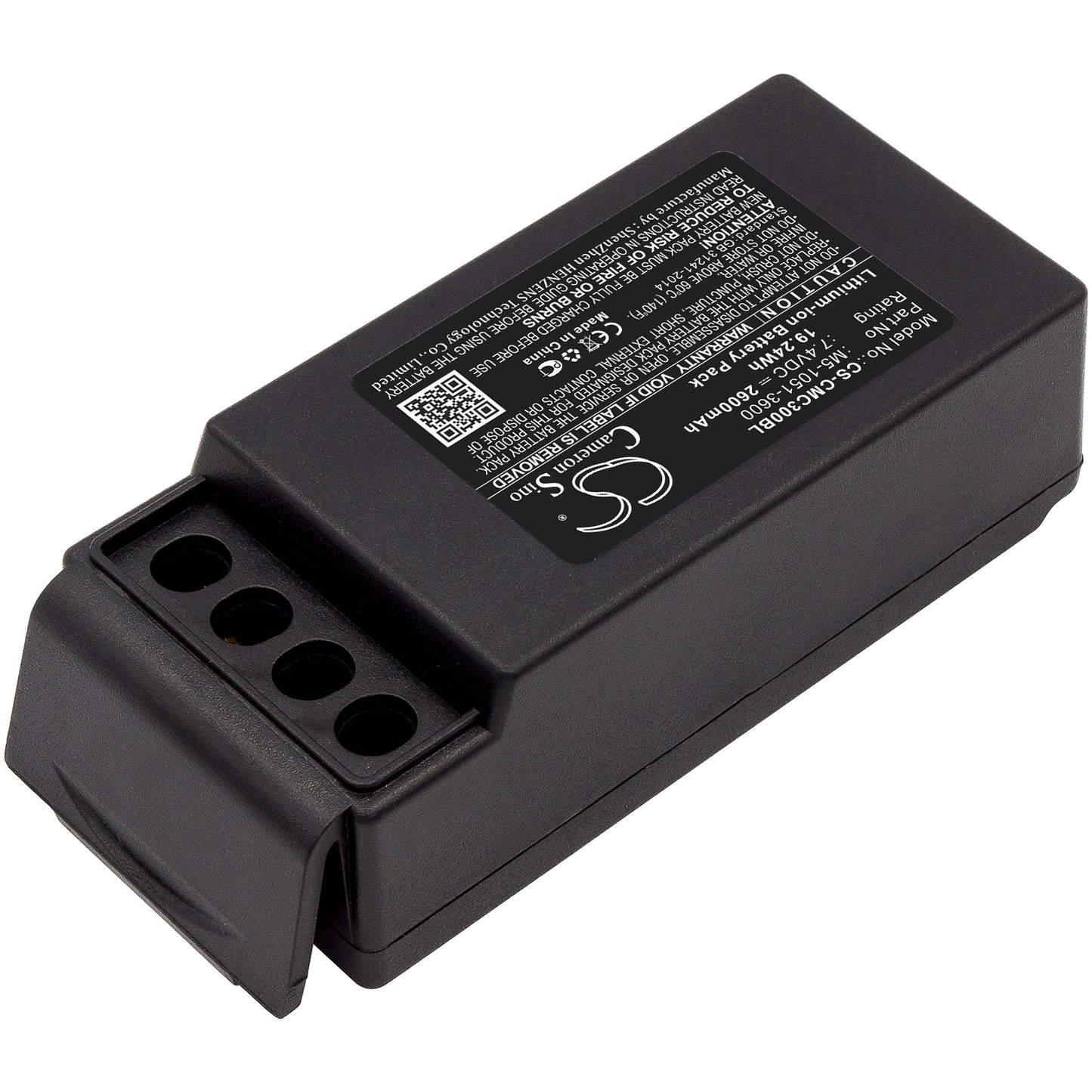 Replacement Battery for Cavotec M9-1051-3600 EX – Crane Remote Control – 2600mAh / 19.24Wh / 7.4V