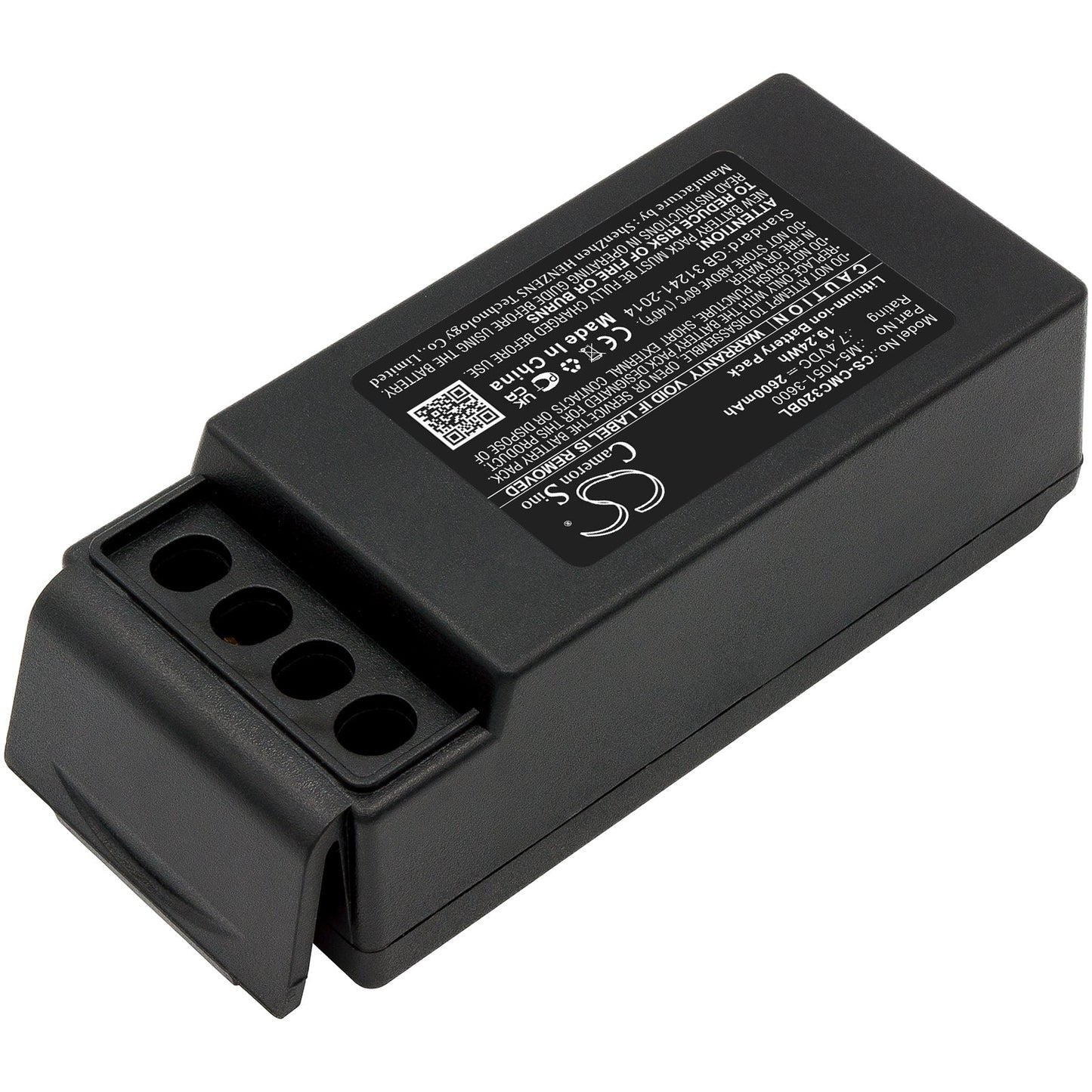 Replacement Battery for Cavotec M9-1051-3600 EX – Crane Remote Control – 2600mAh / 19.24Wh / 7.4V
