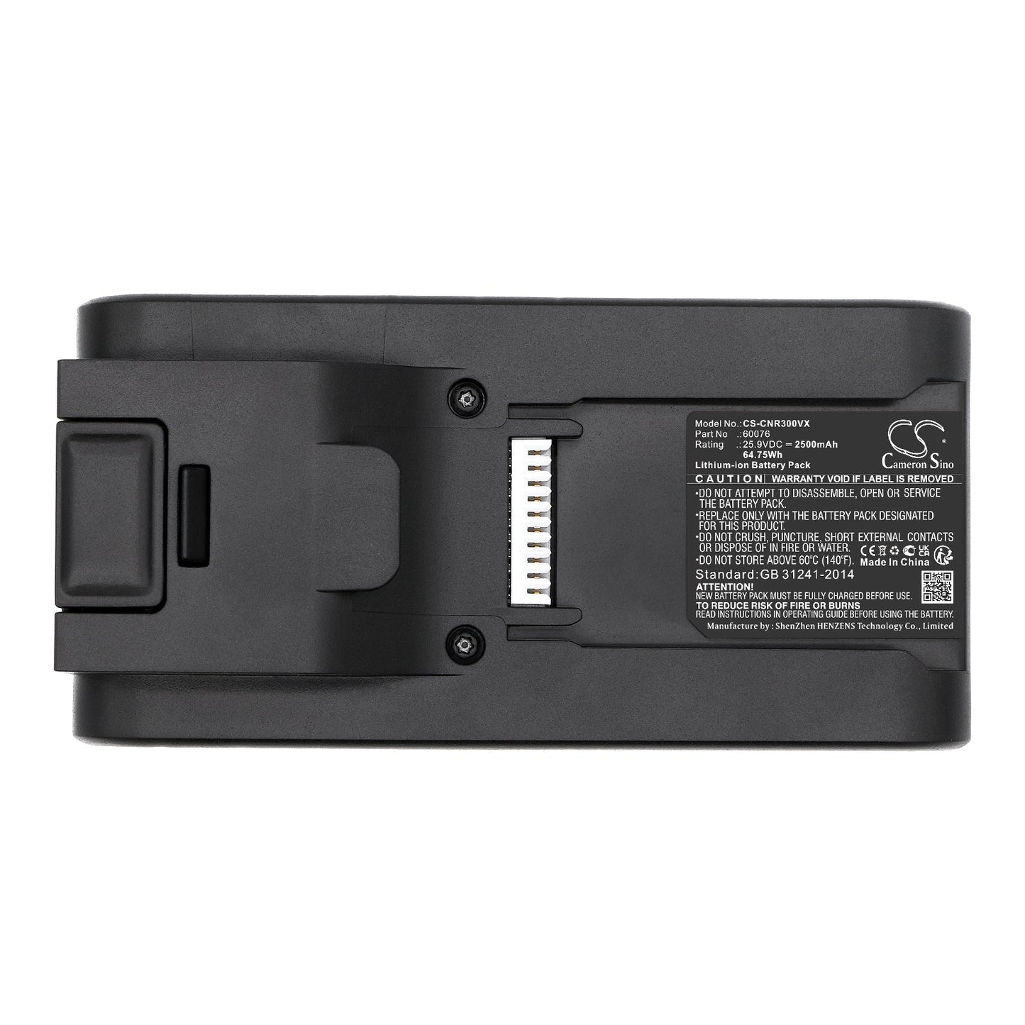 Replacement Battery for CECOTEC 05498 – Vacuum – 2500mAh / 64.75Wh / 25.9V