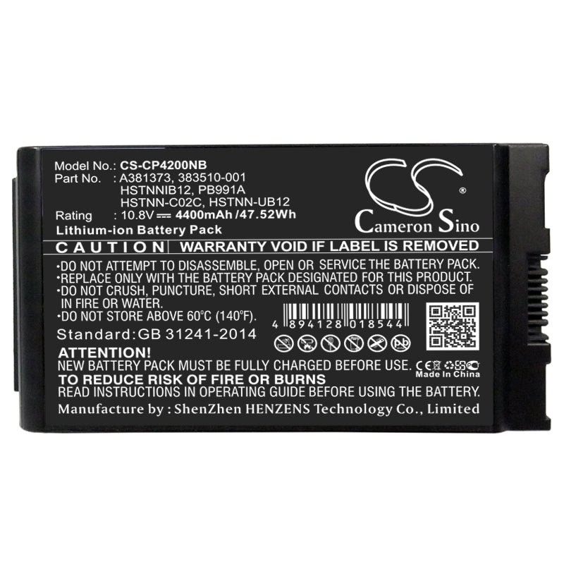 Replacement Battery for HP Business Notebook 4200 – Notebook, Laptop – 4400mAh / 10.8V