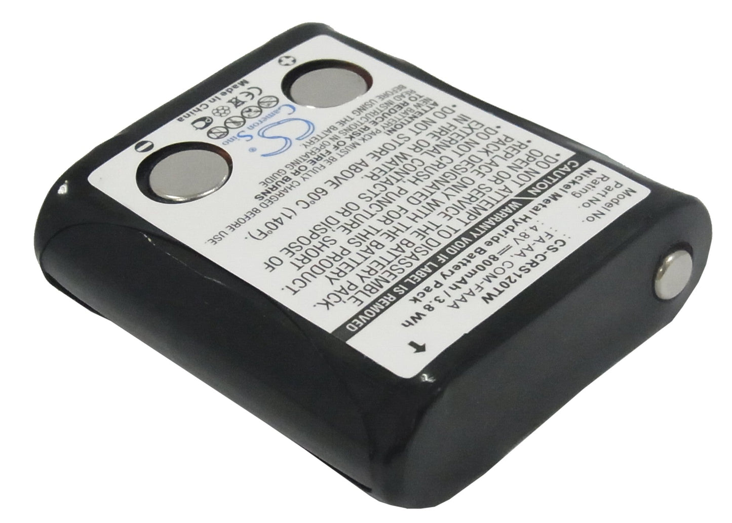 Replacement Battery for Cobra FRS117 – Two-Way Radio – 800mAh / 4.8V