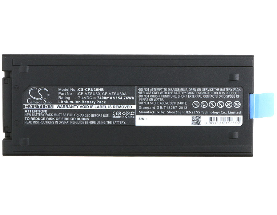 Replacement Battery for Panasonic Toughbook CF18 – Notebook, Laptop – 7400mAh / 54.76Wh / 7.4V