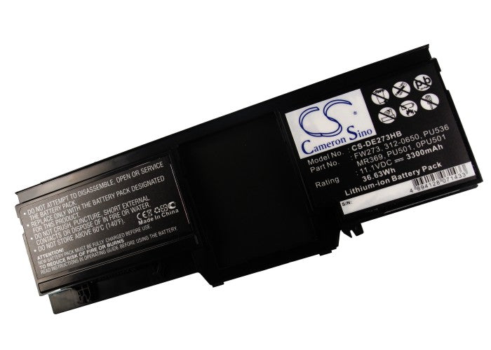 Replacement Battery for DELL Latitude XT – Notebook, Laptop – 3300mAh / 36.63Wh / 11.1V