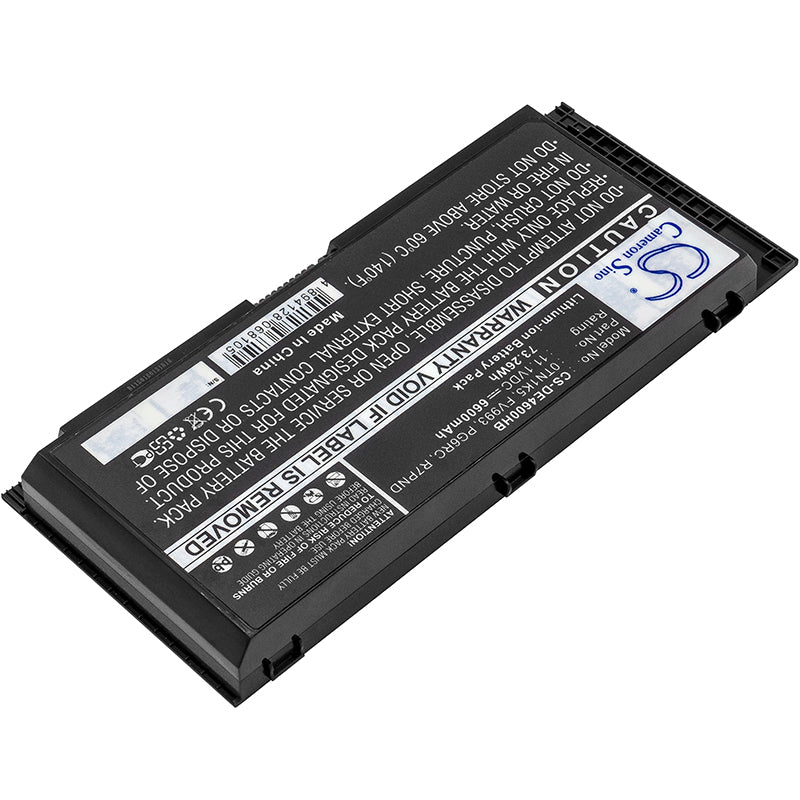 Replacement Battery for DELL Precision M4600 – Notebook, Laptop – 6600mAh / 73.26Wh / 11.1V