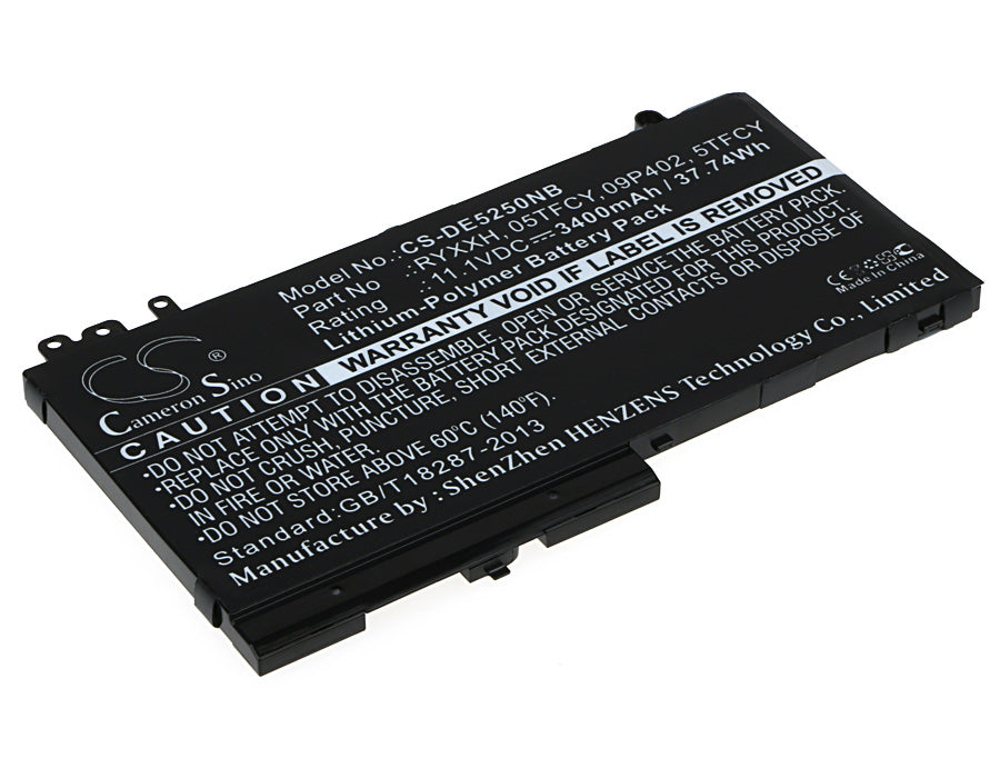 Replacement Battery for DELL  Latitude 12 5000 – Notebook, Laptop – 3400mAh / 37.74Wh / 11.1V