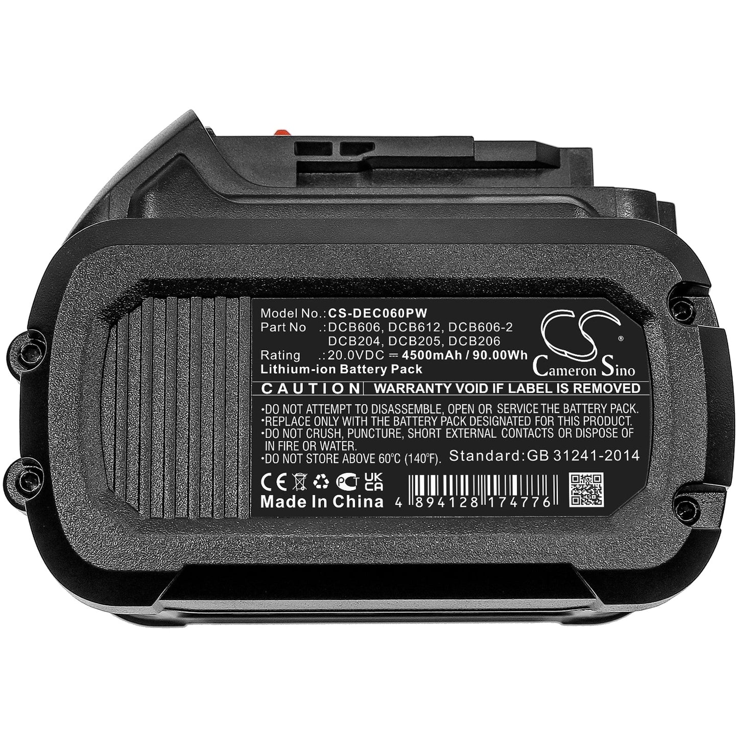 Replacement Battery for DeWalt  120V MAX – Power Tools – 4500mAh / 90.00Wh / 20.0V
