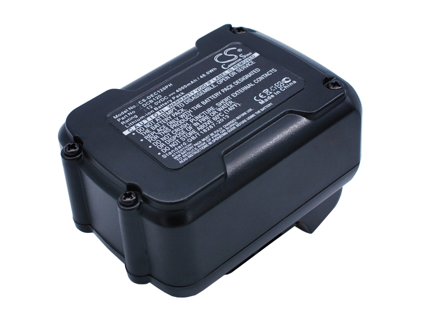 Replacement Battery for DeWalt  120V MAX – Power Tools – 4000mAh / 48.00Wh / 12.0V
