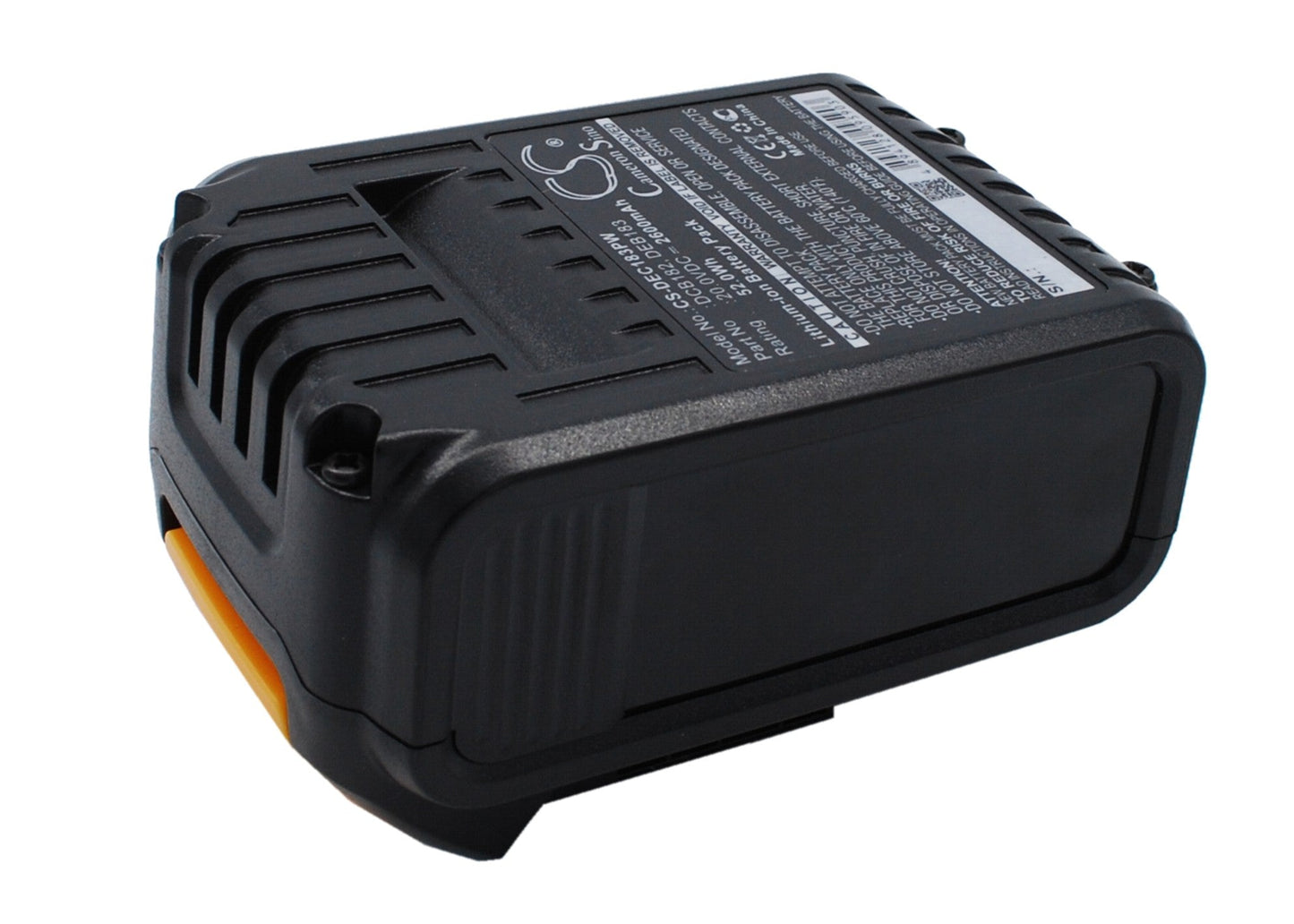 Replacement Battery for DeWalt  120V MAX – Power Tools – 2600mAh / 52.00Wh / 20.0V