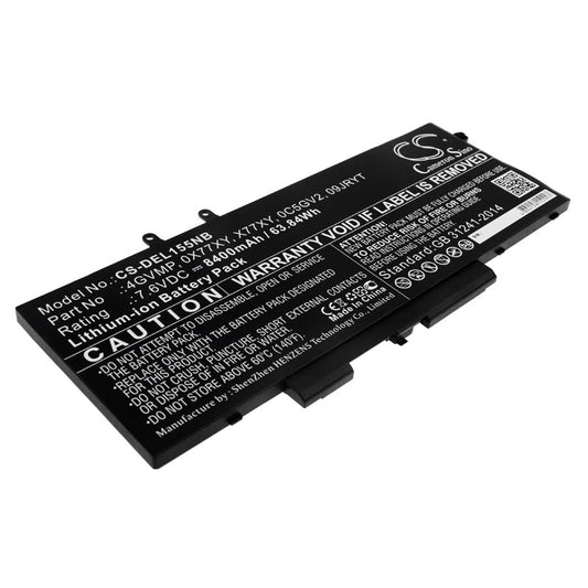 Replacement Battery for DELL  Latitude 14 5400 – Notebook, Laptop – 8400mAh / 63.84Wh / 7.6V