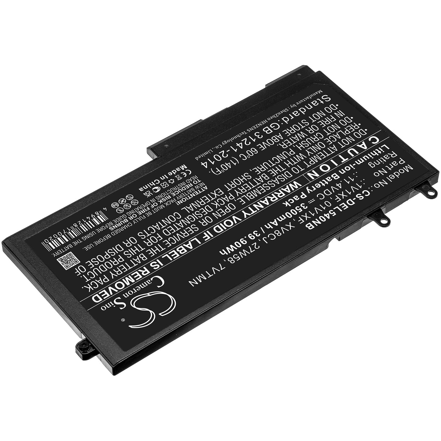 Replacement Battery for DELL  Inspiron 7591 2-in-1 – Notebook, Laptop – 3500mAh / 39.90Wh / 11.4V