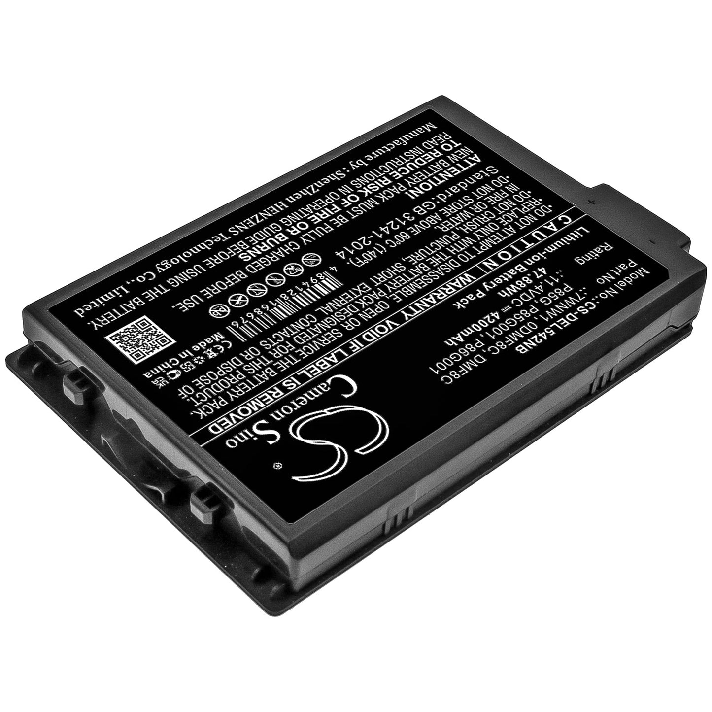 Replacement Battery for DELL Latitude 5420 – Notebook, Laptop – 4200mAh / 47.88Wh / 11.4V