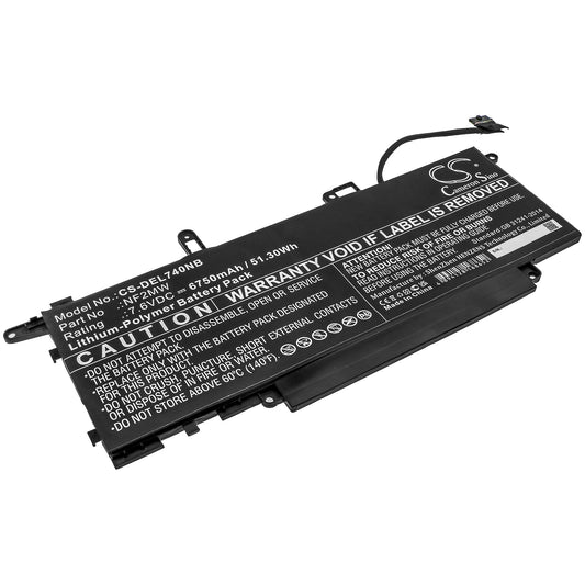 Replacement Battery for DELL  Latitude 7310 2-in-1 – Notebook, Laptop – 6750mAh / 51.30Wh / 7.6V