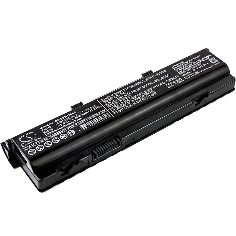 Replacement Battery for DELL  Alienware M15X – Notebook, Laptop – 4400mAh / 47.52Wh / 10.8V