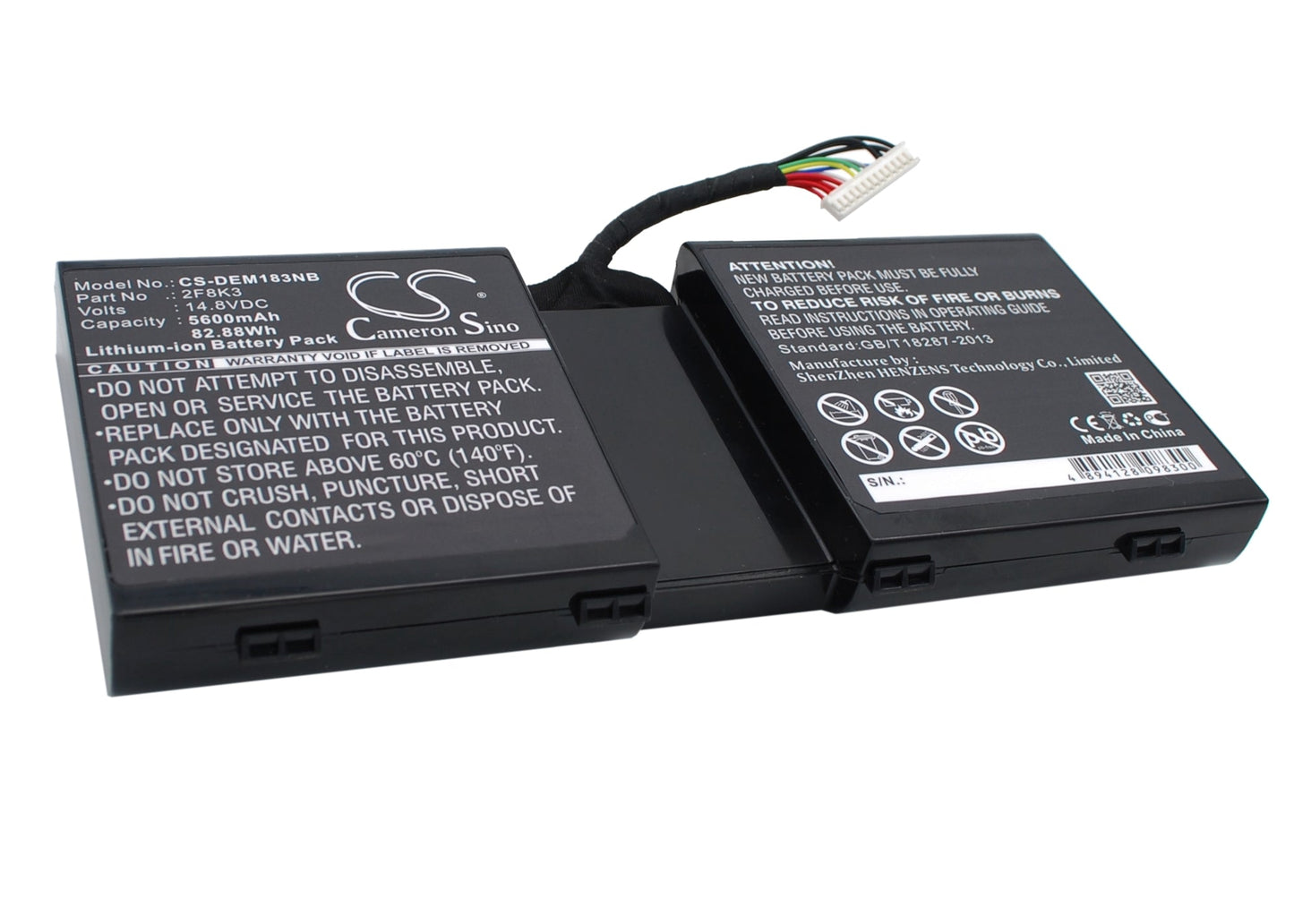 Replacement Battery for DELL  Alienware 1 – Notebook, Laptop – 5600mAh / 82.88Wh / 14.8V