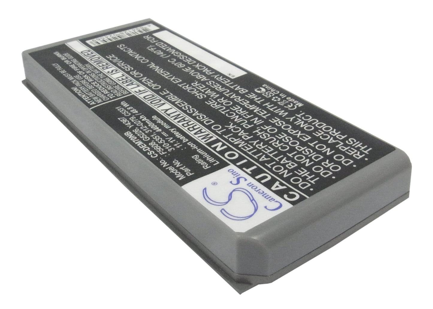 Replacement Battery for DELL Latitude D810 – Notebook, Laptop – 4400mAh / 11.1V