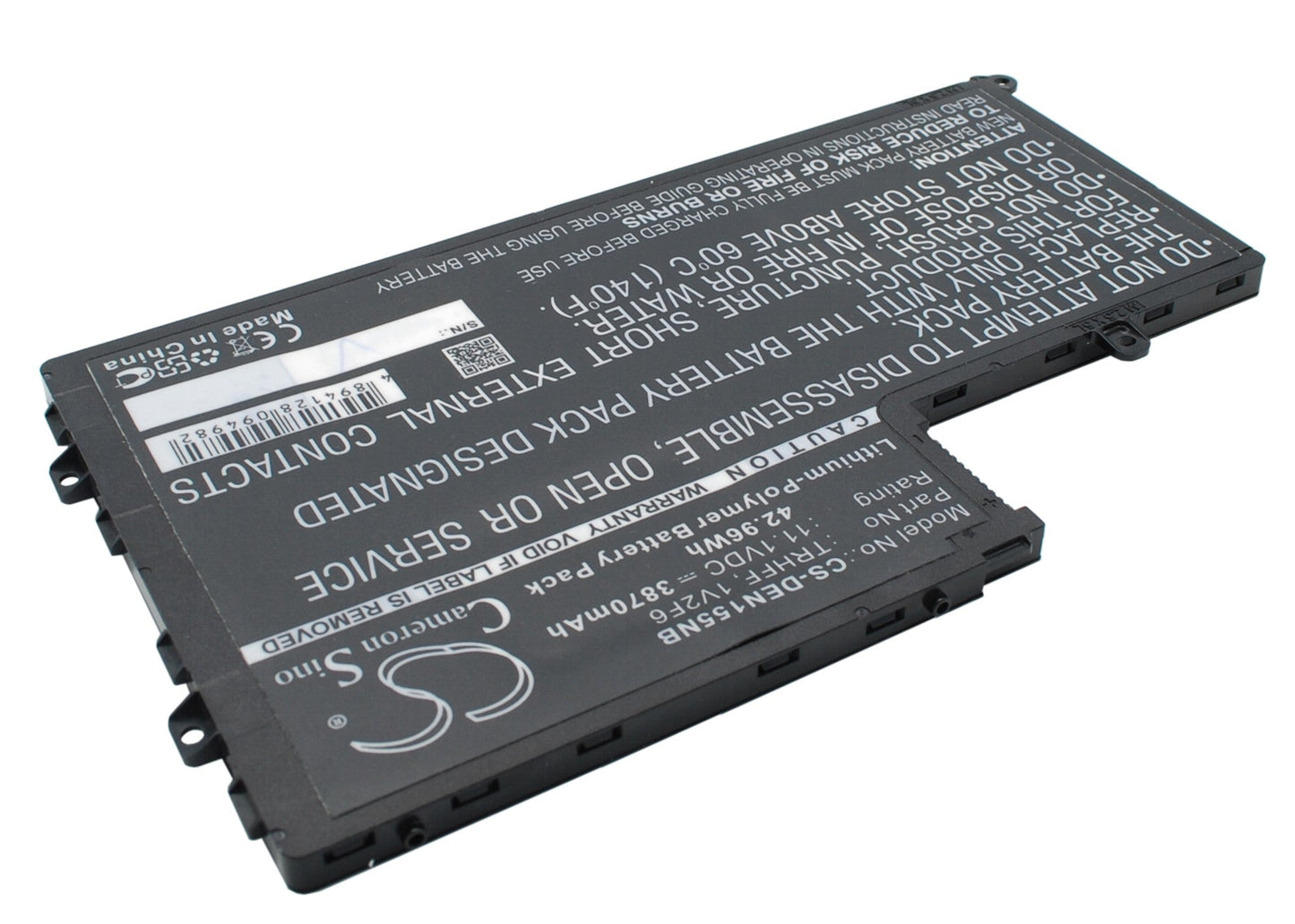 Replacement Battery for DELL  INS14MD-1328R – Notebook, Laptop – 3870mAh / 42.96Wh / 11.1V