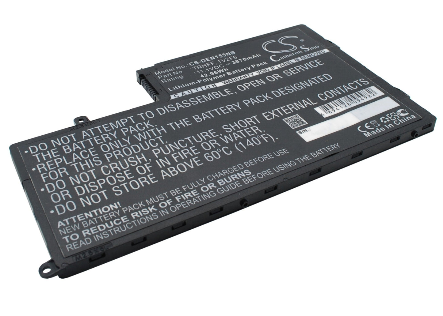 Replacement Battery for DELL  INS14MD-1328R – Notebook, Laptop – 3870mAh / 42.96Wh / 11.1V