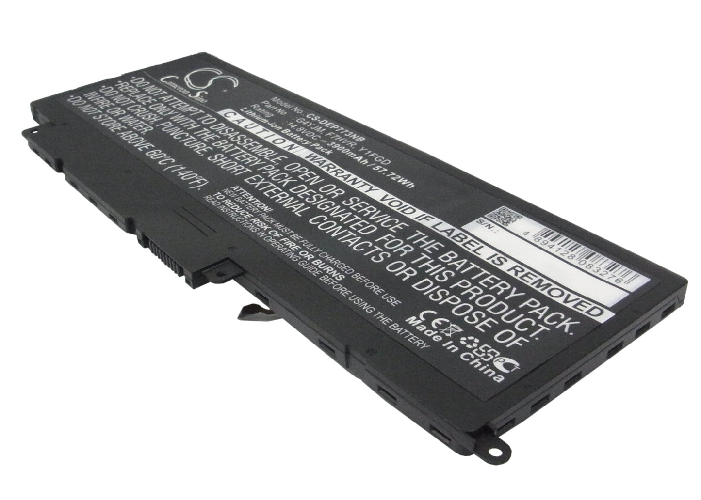 Replacement Battery for DELL  Inspiron 14 – Notebook, Laptop – 3900mAh / 57.72Wh / 14.8V