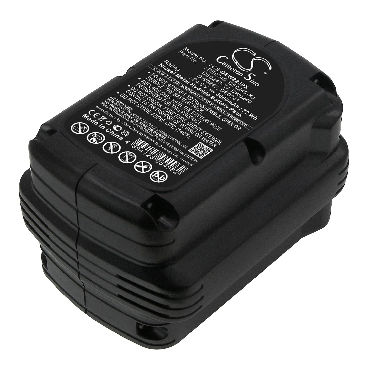 Replacement Battery for DeWalt  DC222KA – Power Tools – 3000mAh / 24.0V