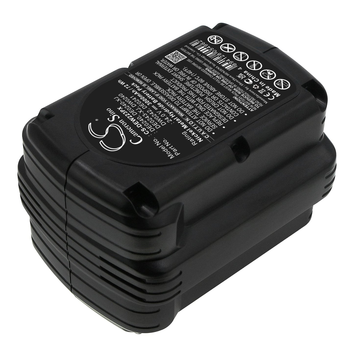Replacement Battery for DeWalt  DC222KA – Power Tools – 3000mAh / 24.0V