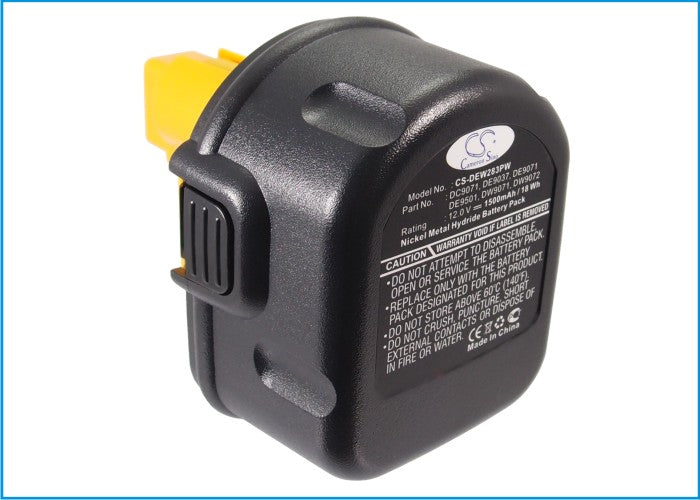 Replacement Battery for DeWalt  2802K – Power Tools – 1500mAh / 12.0V