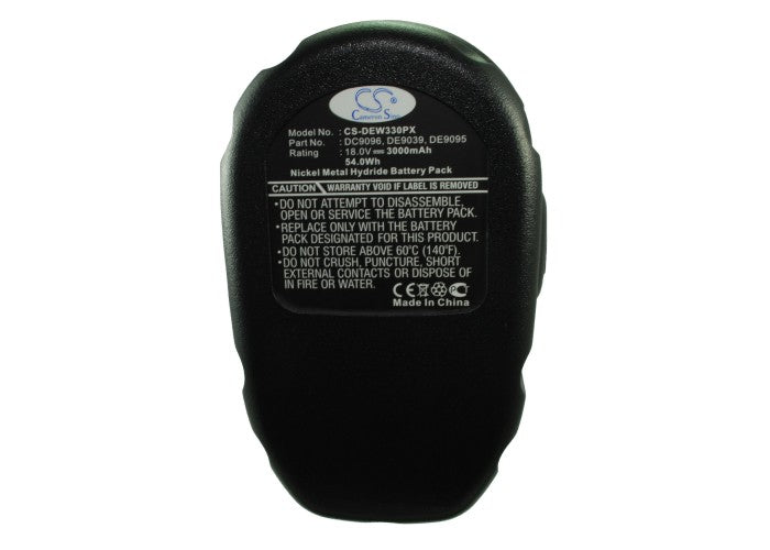 Replacement Battery for DeWalt  DC020 – Power Tools – 3000mAh / 54.00Wh / 18.0V