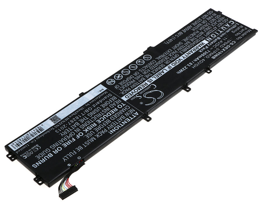 Replacement Battery for DELL Precision 5510 – Notebook, Laptop – 7300mAh / 83.22Wh / 11.4V