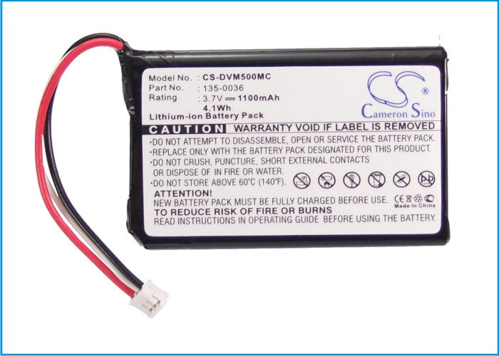 Replacement Battery for Digital Ally DV-500ULTRA – Camera – 1100mAh / 3.7V
