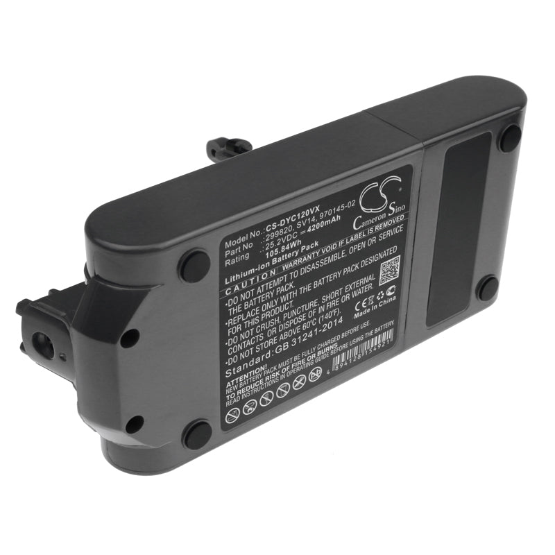 Replacement Battery for Dyson 268804-01 – Vacuum – 4200mAh / 105.84Wh / 25.2V