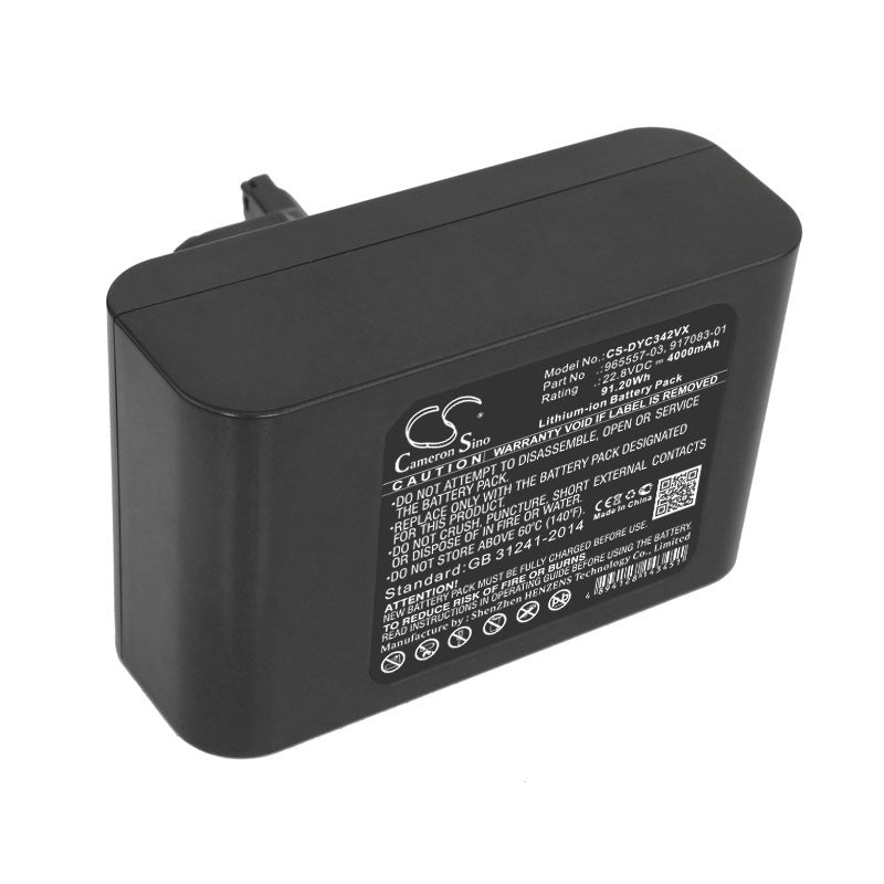 Replacement Battery for Dyson DC31 Animal, DC35, DC34, DC44 – 4000mAh / 91.20Wh