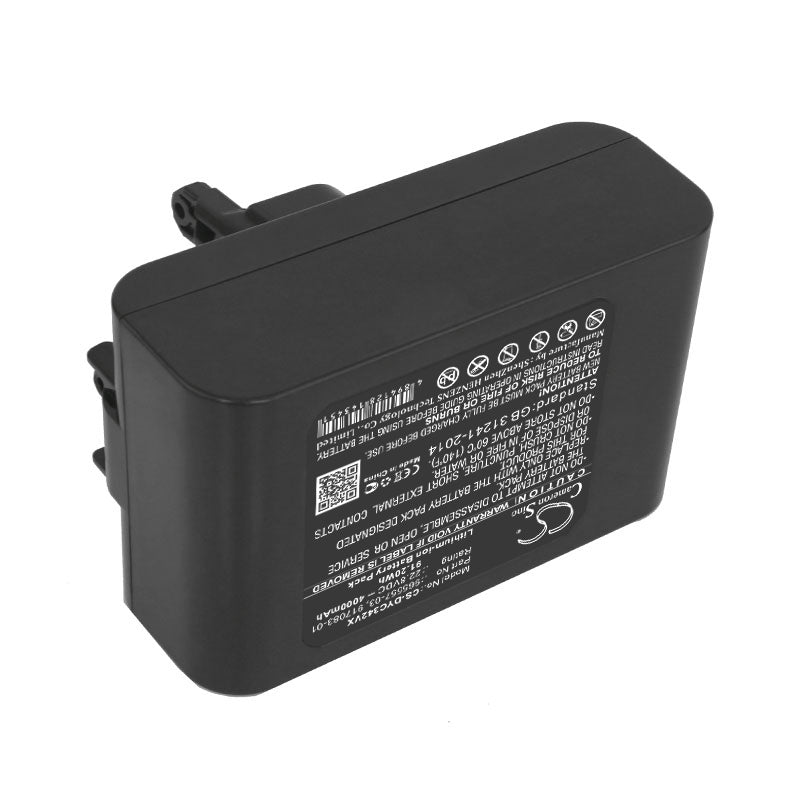 Replacement Battery for Dyson DC31 Animal, DC35, DC34, DC44 – 4000mAh / 91.20Wh