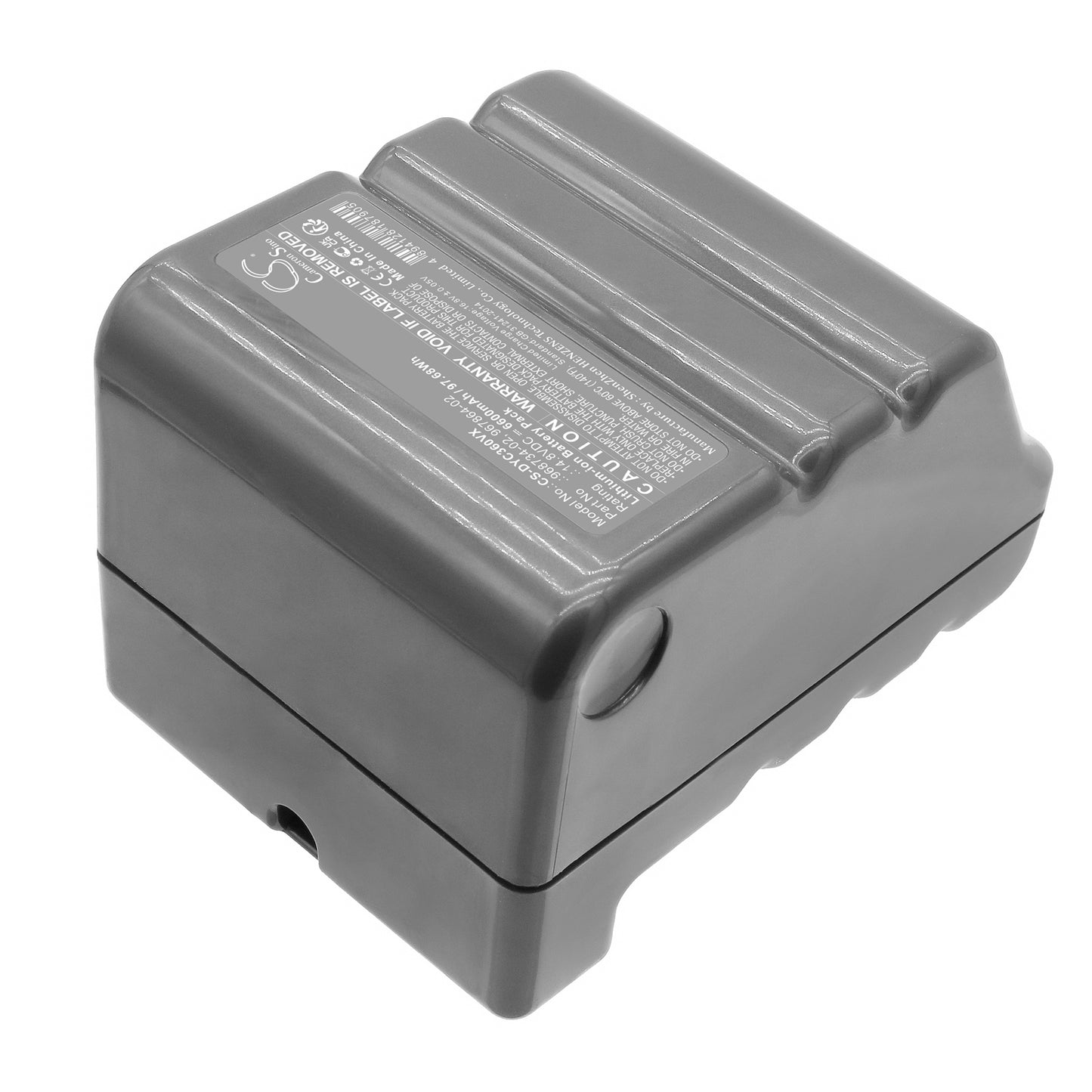 Replacement Battery for Dyson 360 Eye Robot, 360eye, RB01, – 6600mAh / 97.68Wh