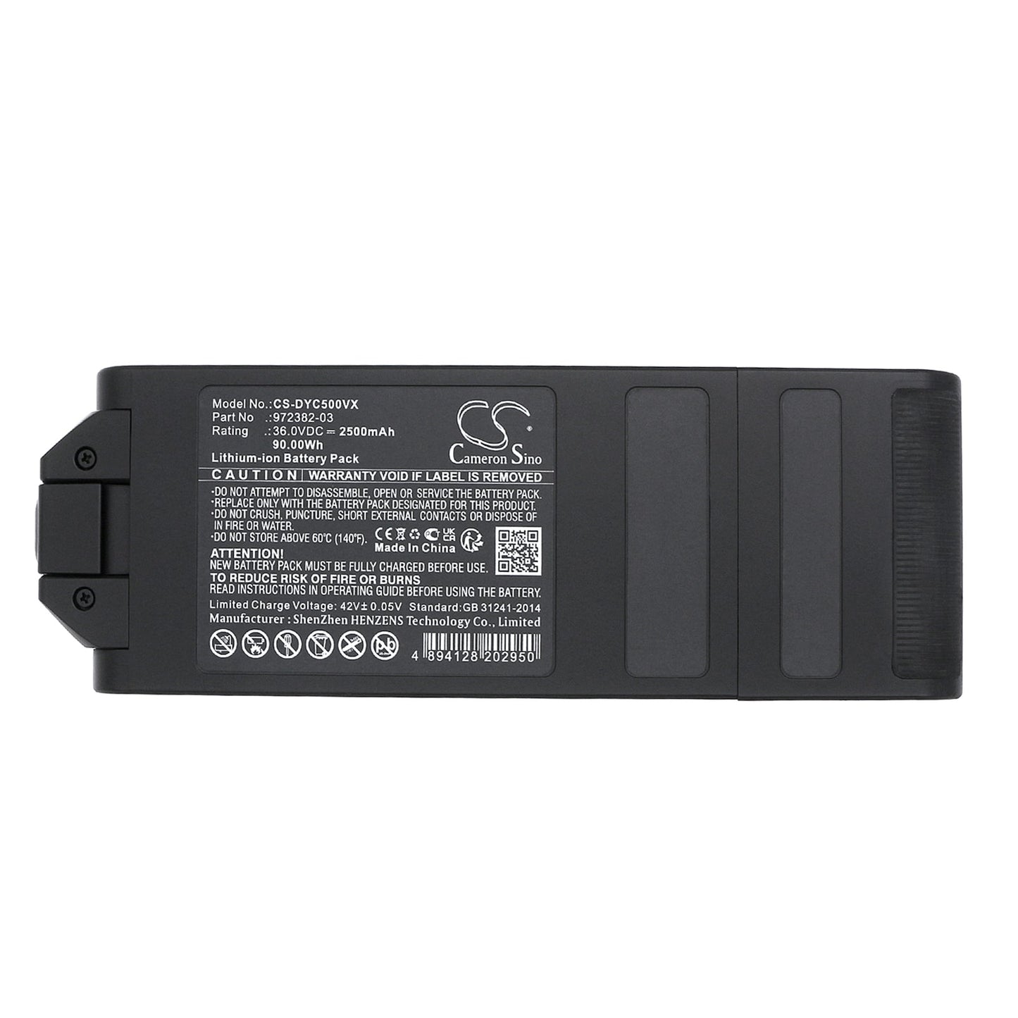 Replacement Battery for Dyson Gen 5 Detect Stick Vacuum – Vacuum – 2500mAh / 90.00Wh / 36.0V