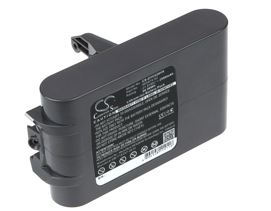 Replacement Battery for Dyson Absolute – Vacuum – 2500mAh / 54.00Wh / 21.6V