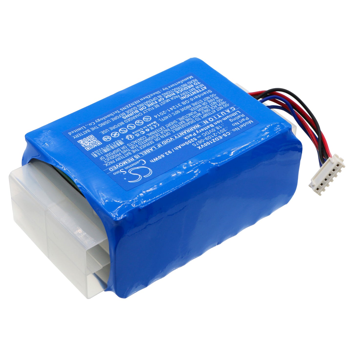 Replacement Battery for Ecovacs Airbot Z1, AZ1 – 5200mAh / 93.60Wh