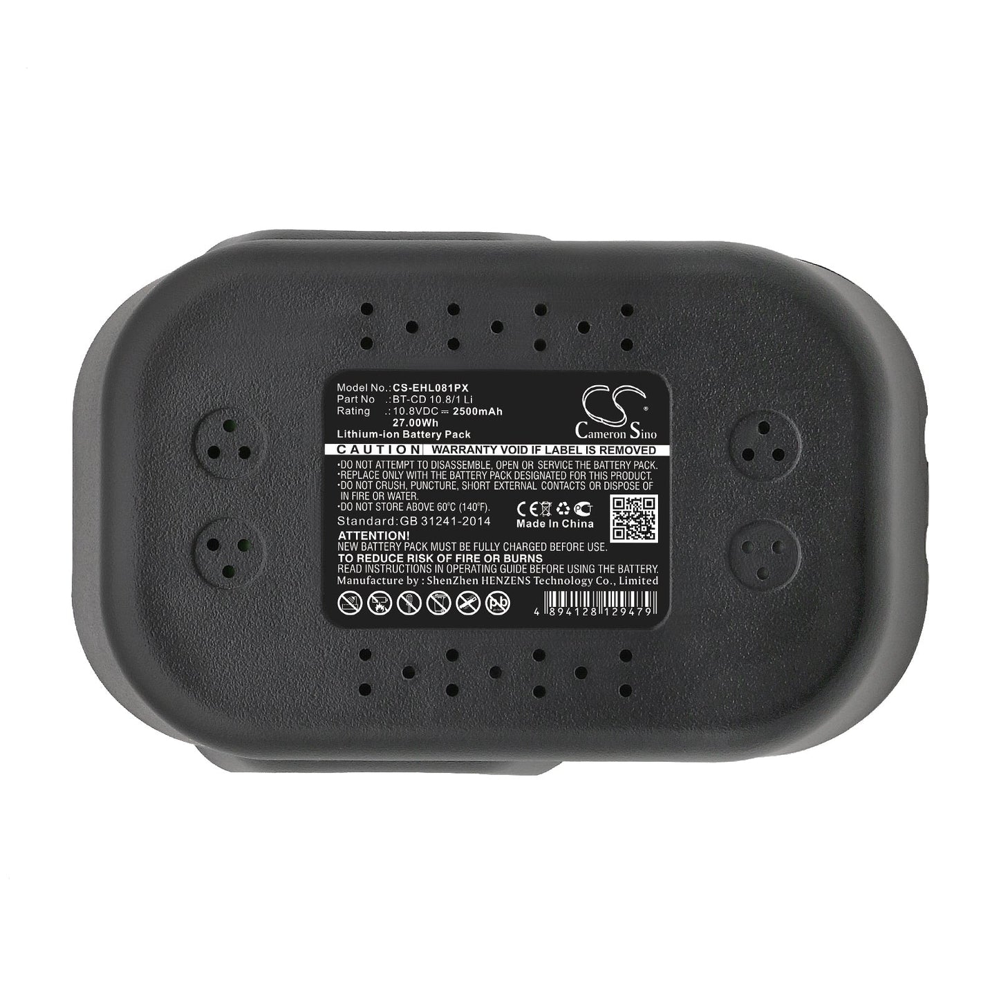 Replacement Battery for Einhell BT-CD 10.8/1 Li – Power Tools – 2500mAh / 27.00Wh / 10.8V