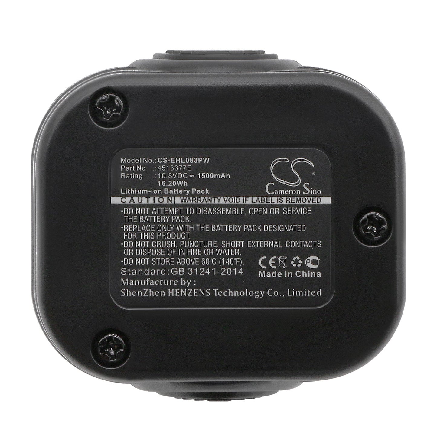 Replacement Battery for Einhell  BT-CD 10.8/3 LI – Power Tools – 1500mAh / 16.20Wh / 10.8V