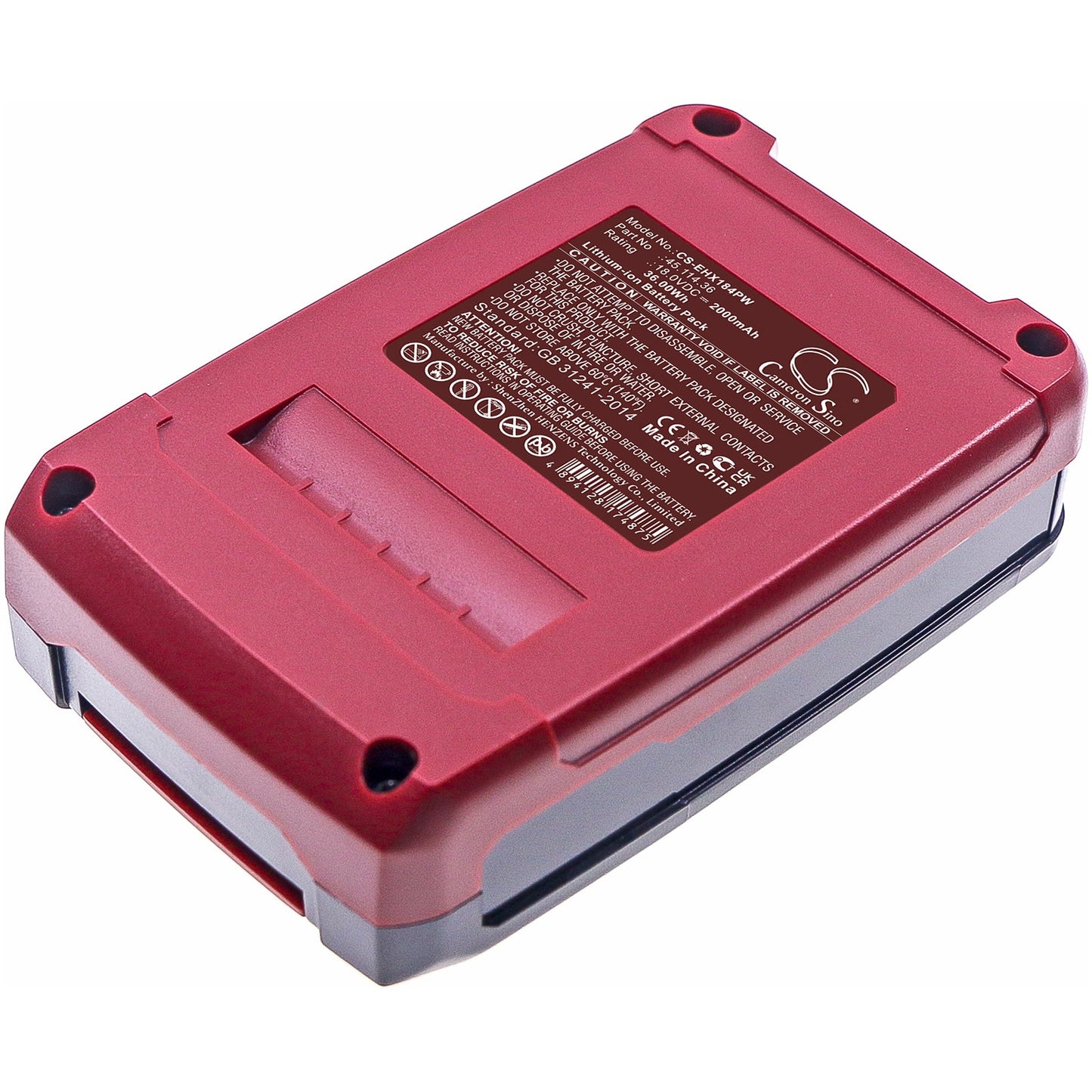 Replacement Battery for Einhell 4118907 – Power Tools – 2000mAh / 36.00Wh / 18.0V