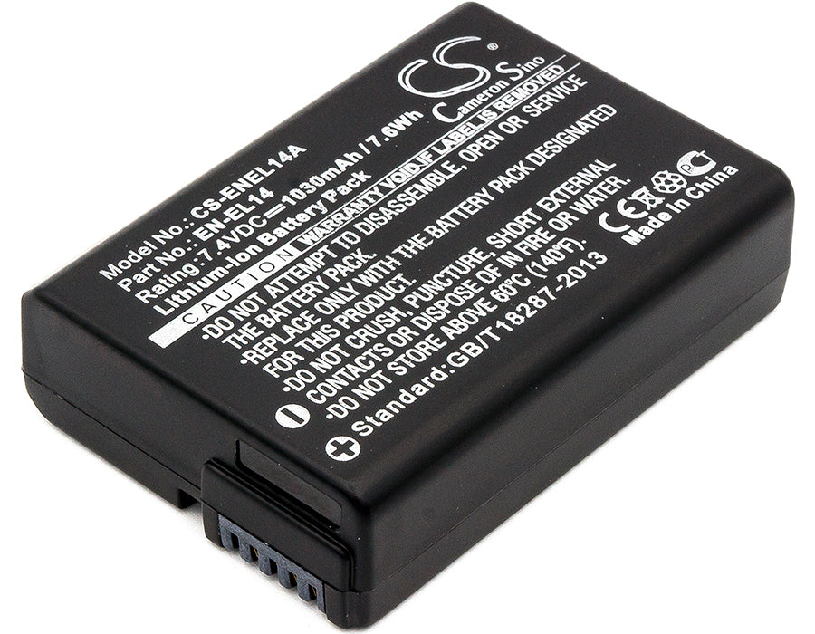 Replacement Battery for Nikon Coolpix P7000 – Camera – 1030mAh / 7.62Wh / 7.4V