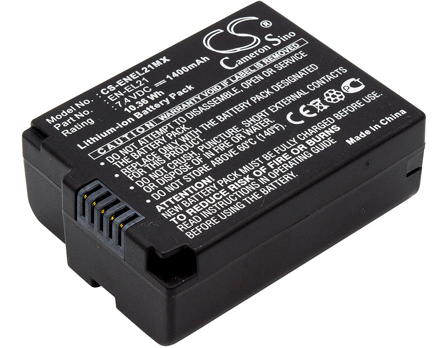 Replacement Battery for Nikon 1 V2 – Camera – 1400mAh / 10.36Wh / 7.4V