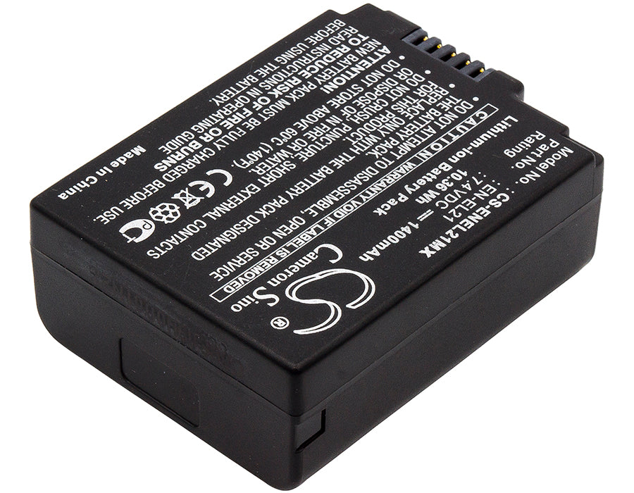 Replacement Battery for Nikon 1 V2 – Camera – 1400mAh / 10.36Wh / 7.4V