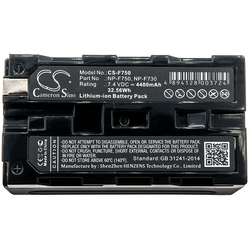 Replacement Battery for ATOMOS Ninja 10-bit DTE field recorde – Camera – 4400mAh / 32.56Wh / 7.4V
