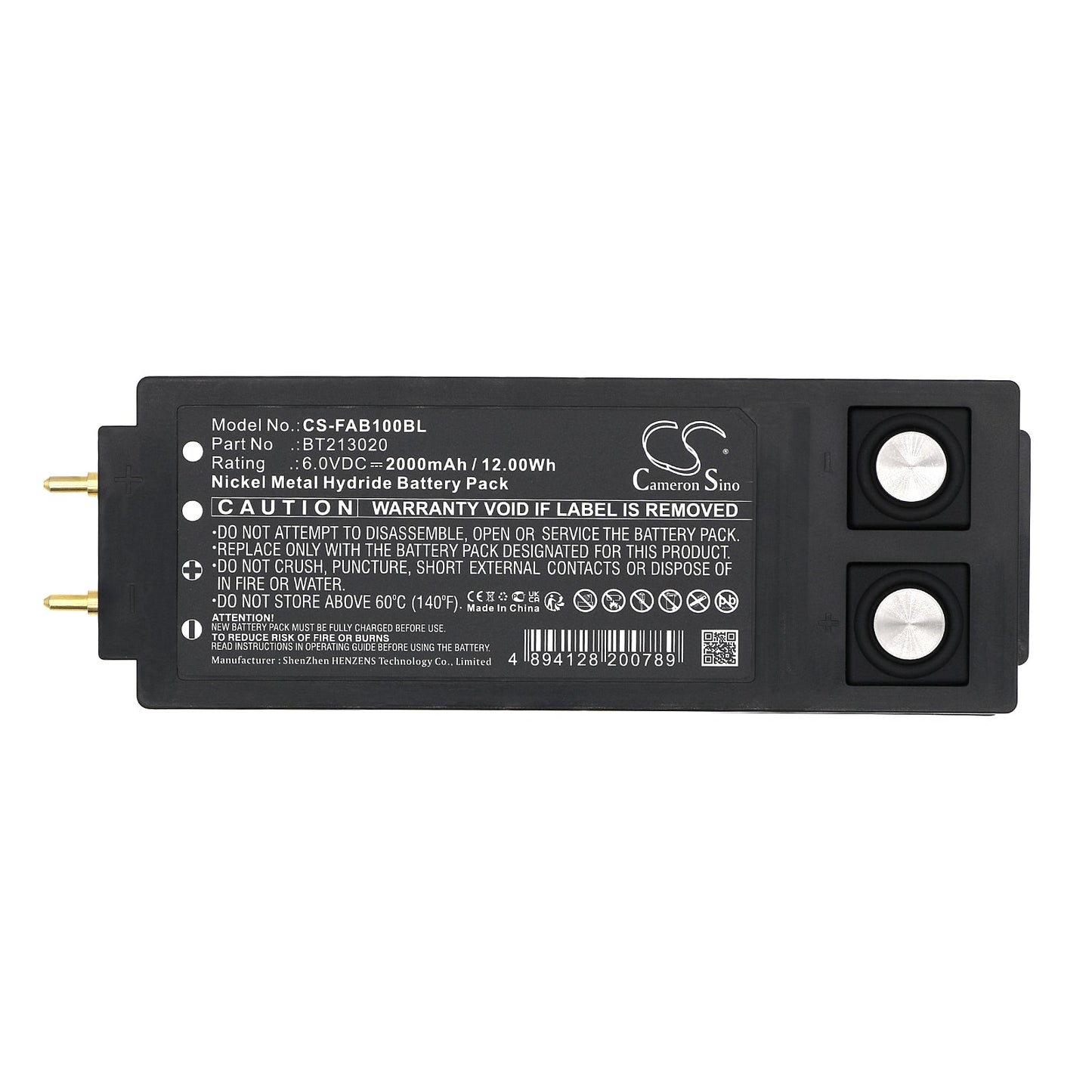 Replacement Battery for HBC TTB 10 – Crane Remote Control – 2000mAh / 12.00Wh / 6.0V