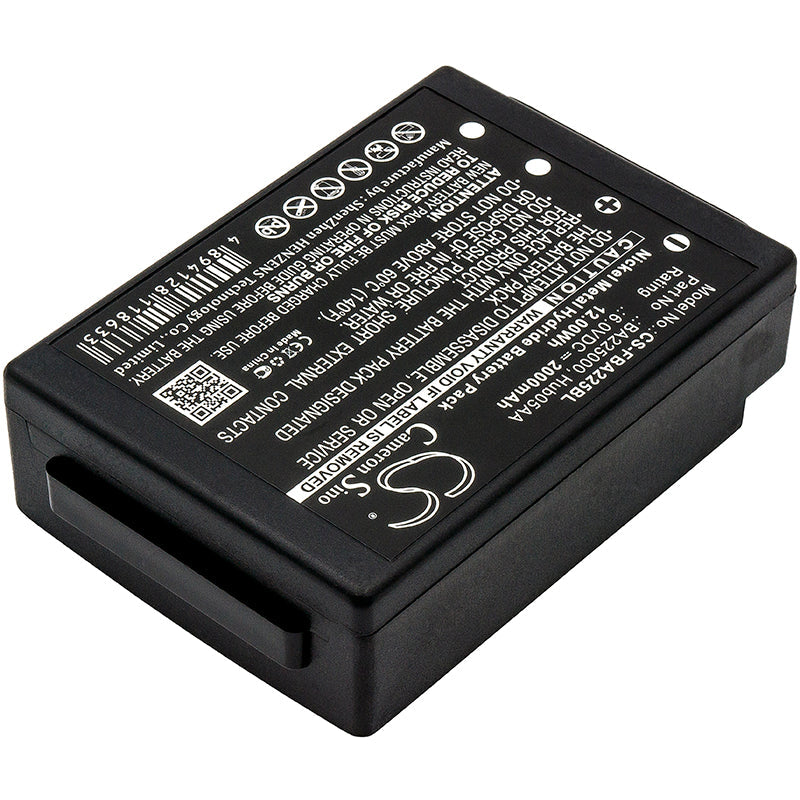 Replacement Battery for HBC FBFUB09N – Crane Remote Control – 2000mAh / 12.0Wh / 6.0V