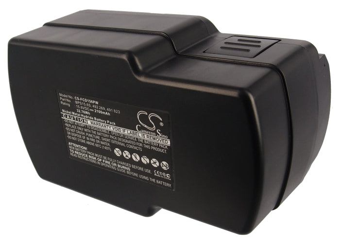Replacement Battery for Festool  PS 400 – Power Tools – 2100mAh / 32.76Wh / 15.6V