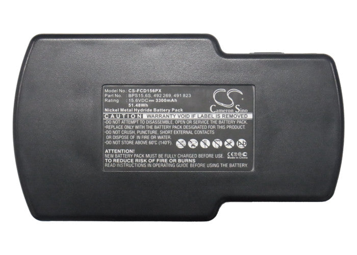 Replacement Battery for Festool  PS 400 – Power Tools – 3300mAh / 51.48Wh / 15.6V