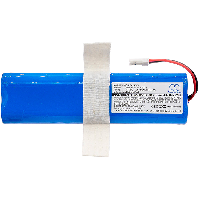 Replacement Battery for Ariete 00P271310AR0, 00P271810AR0, Pro 2713/1, – 2600mAh / 37.44Wh