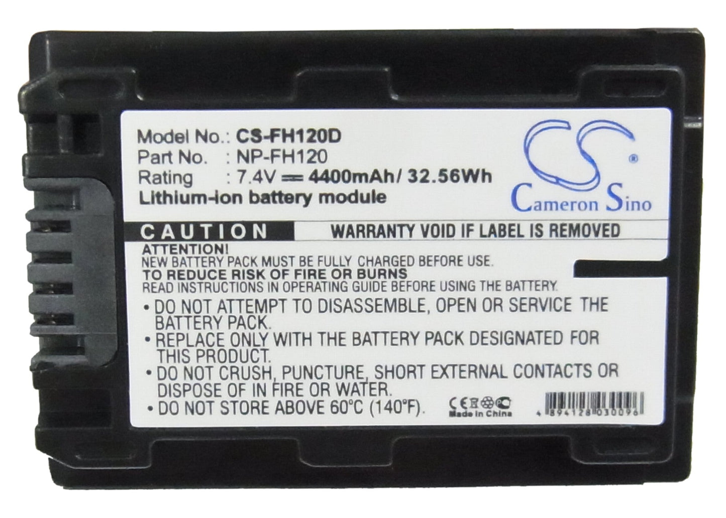 Replacement Battery for Sony CR-HC51E – Camera – 4400mAh / 7.4V