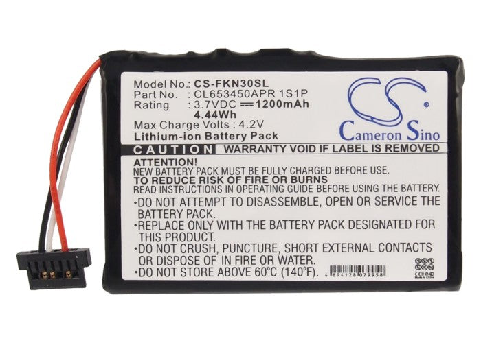 Replacement Battery for FALK E30 – GPS, Navigator – 1200mAh / 4.44Wh / 3.7V